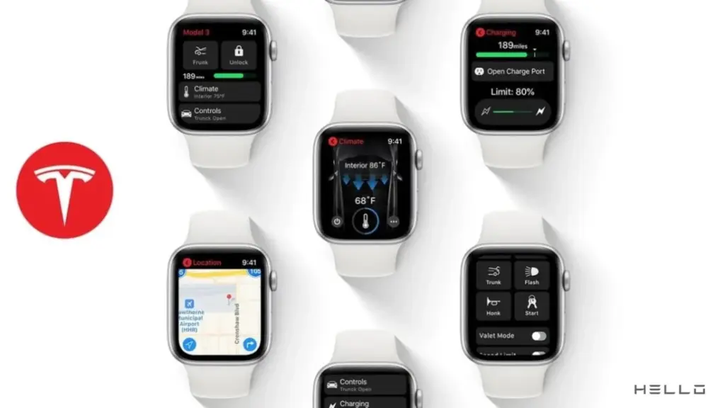 Apple Watch Tesla